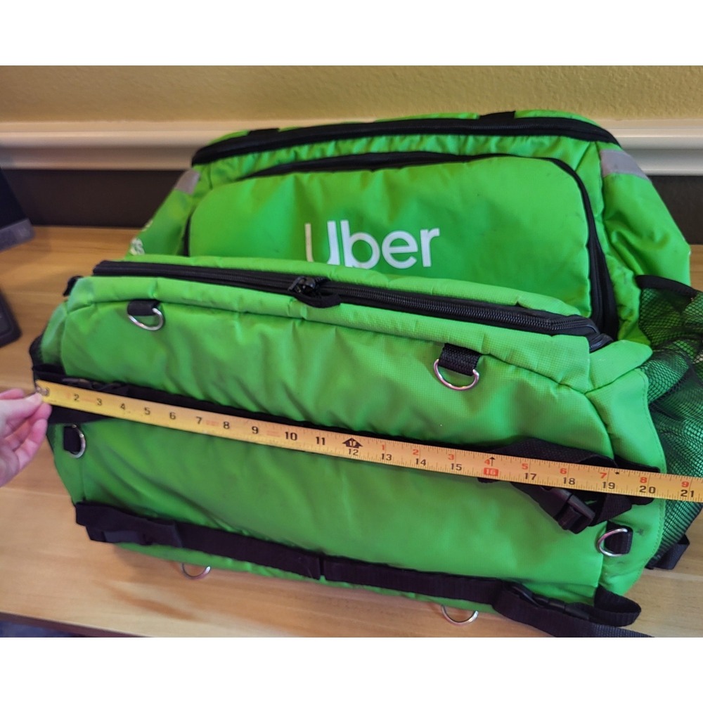 Uber Eats XL Insulated Food Delivery Backpack Bag w/ Cover Large Thermal Bag - Picture 16 of 16